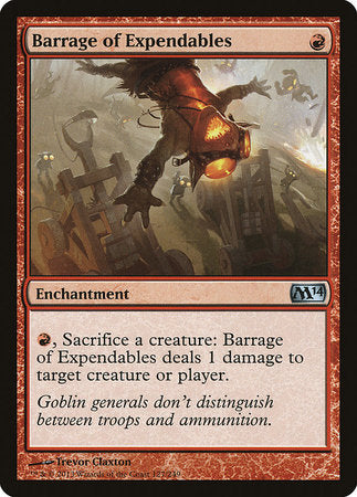 Barrage of Expendables [Magic 2014] | Jomio and Rueliete's Cards and Comics