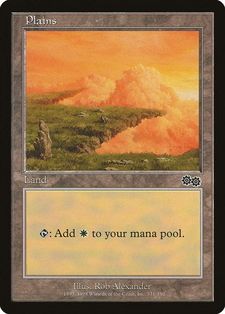 Plains (331) [Urza's Saga] | Jomio and Rueliete's Cards and Comics