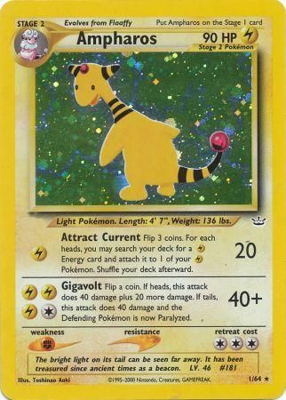 Ampharos (1/64) [Neo Revelation Unlimited] | Jomio and Rueliete's Cards and Comics