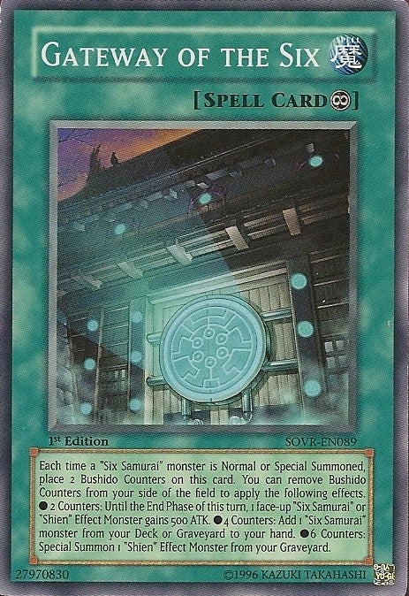 Gateway of the Six [SOVR-EN089] Super Rare | Jomio and Rueliete's Cards and Comics