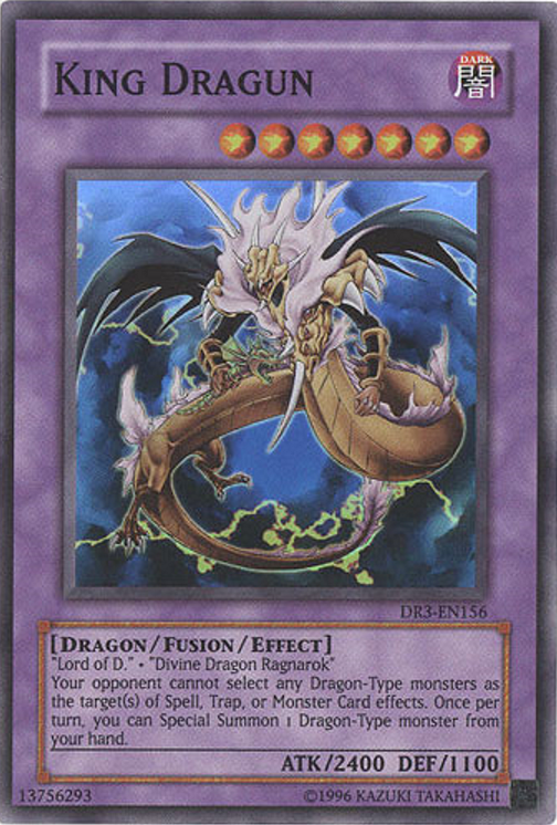 King Dragun [DR3-EN156] Super Rare | Jomio and Rueliete's Cards and Comics