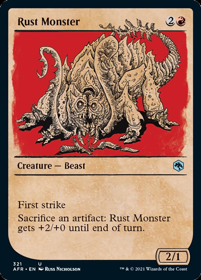 Rust Monster (Showcase) [Dungeons & Dragons: Adventures in the Forgotten Realms] | Jomio and Rueliete's Cards and Comics