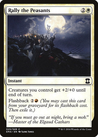 Rally the Peasants [Eternal Masters] | Jomio and Rueliete's Cards and Comics
