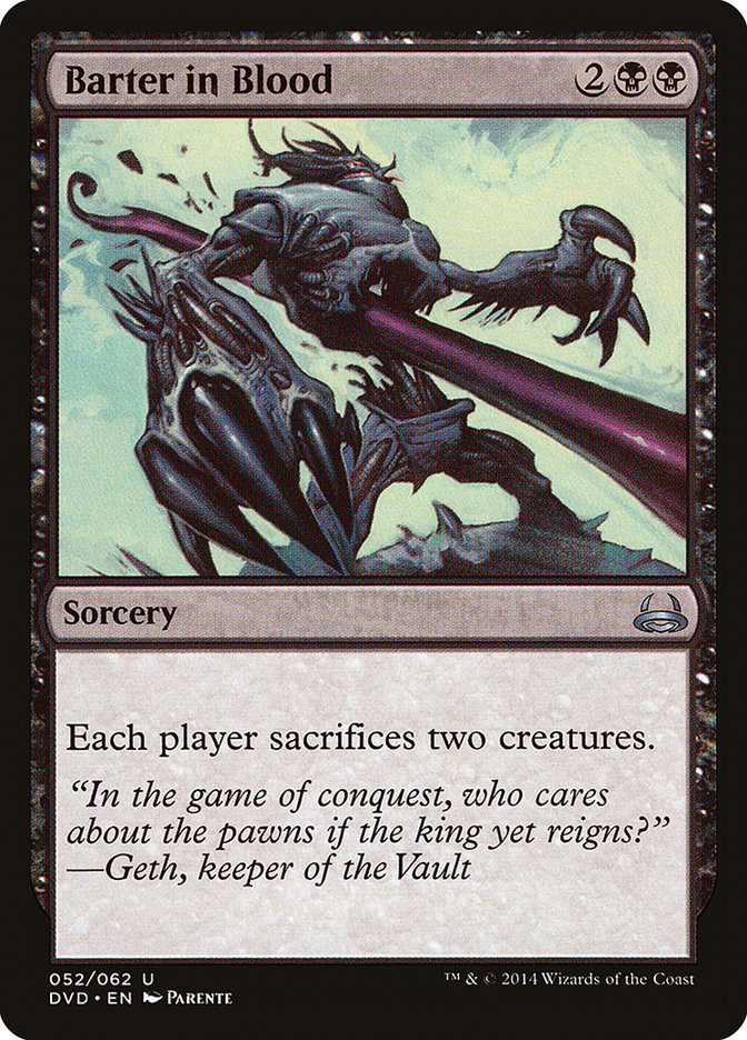 Barter in Blood (Divine vs. Demonic) [Duel Decks Anthology] | Jomio and Rueliete's Cards and Comics