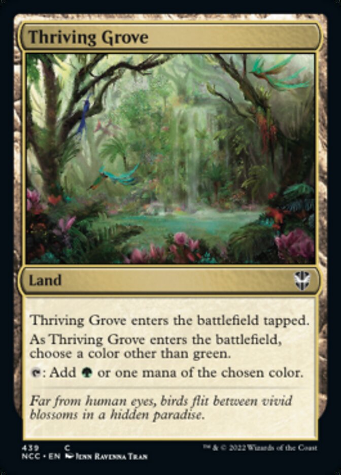 Thriving Grove [Streets of New Capenna Commander] | Jomio and Rueliete's Cards and Comics
