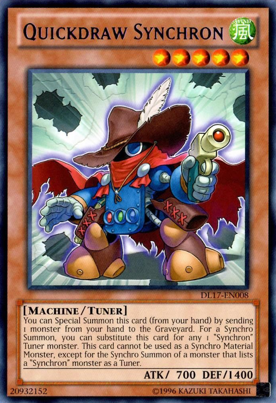 Quickdraw Synchron (Purple) [DL17-EN008] Rare | Jomio and Rueliete's Cards and Comics