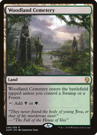 Woodland Cemetery [Dominaria] | Jomio and Rueliete's Cards and Comics