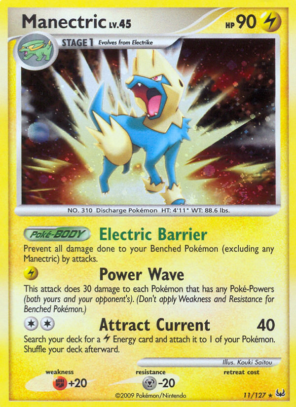 Manectric (11/127) [Platinum: Base Set] | Jomio and Rueliete's Cards and Comics