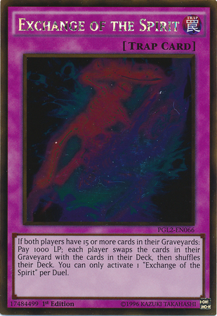Exchange of the Spirit [PGL2-EN066] Gold Rare | Jomio and Rueliete's Cards and Comics