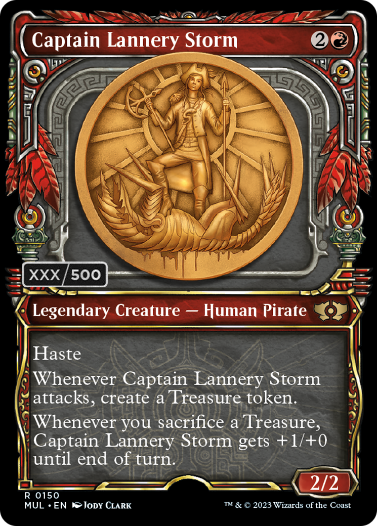 Captain Lannery Storm (Serialized) [Multiverse Legends] | Jomio and Rueliete's Cards and Comics