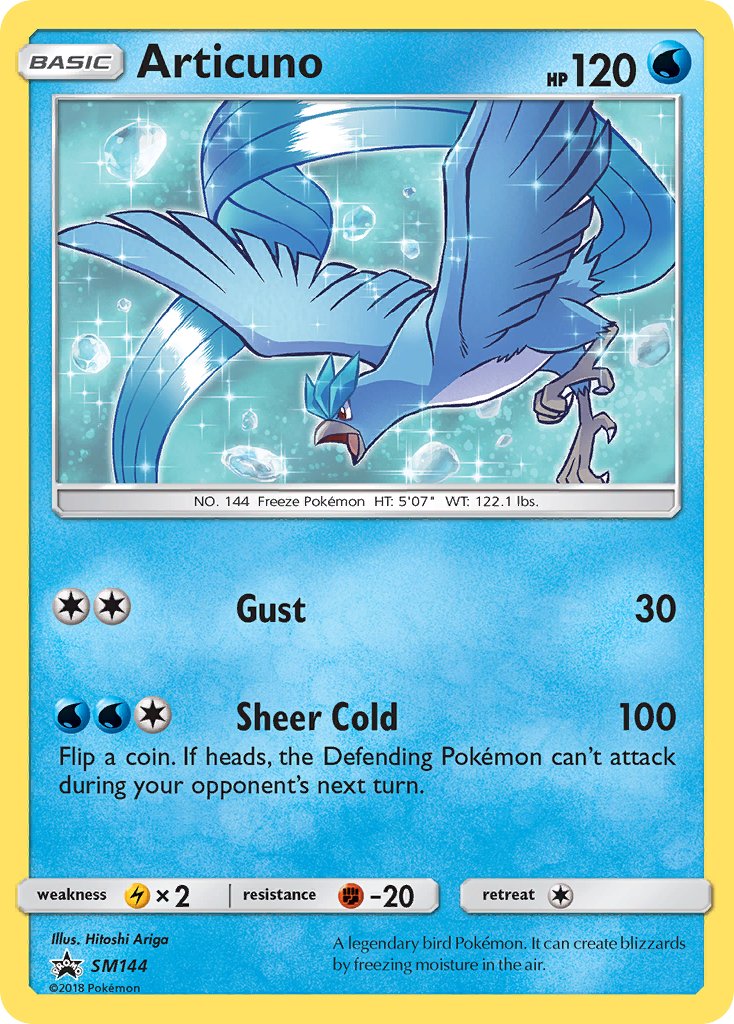 Articuno (SM144) [Sun & Moon: Black Star Promos] | Jomio and Rueliete's Cards and Comics