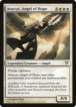 Avacyn, Angel of Hope [Avacyn Restored] | Jomio and Rueliete's Cards and Comics