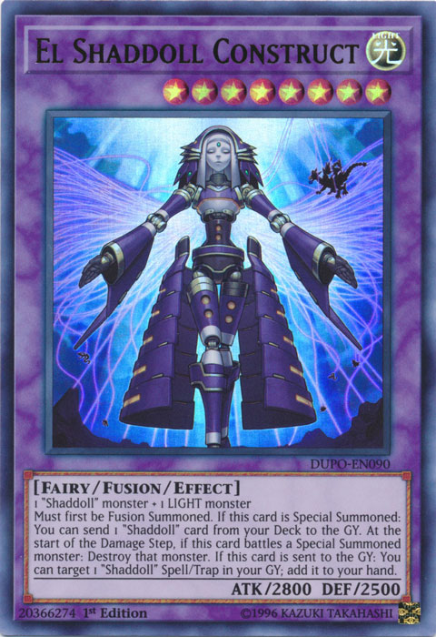 El Shaddoll Construct [DUPO-EN090] Ultra Rare | Jomio and Rueliete's Cards and Comics