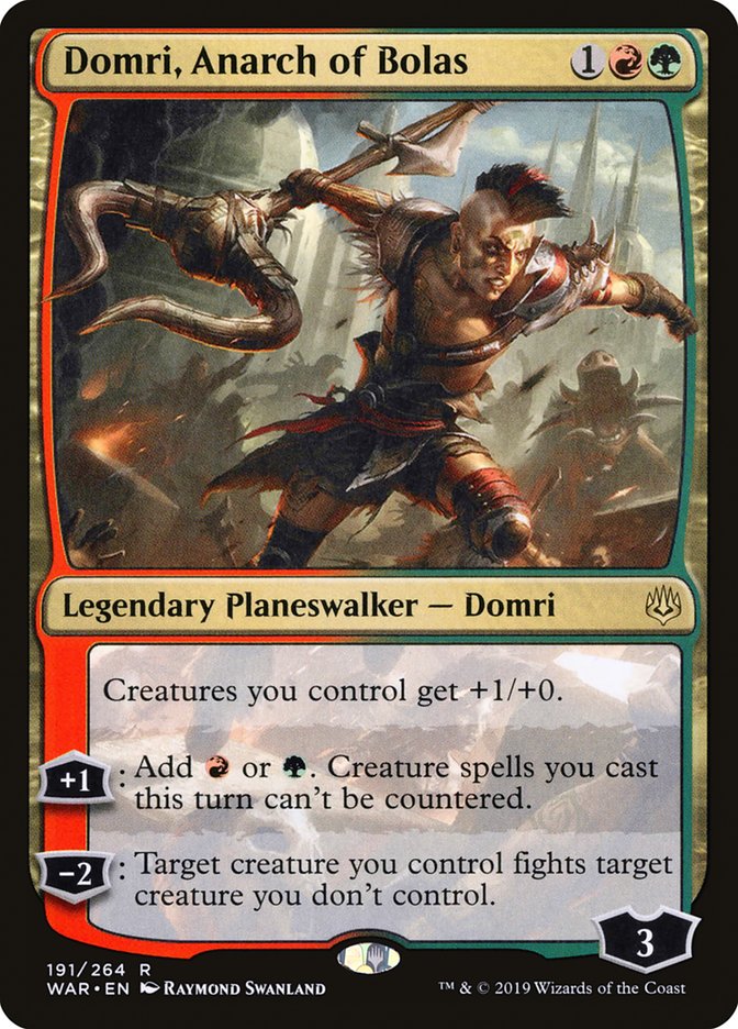 Domri, Anarch of Bolas [War of the Spark] | Jomio and Rueliete's Cards and Comics