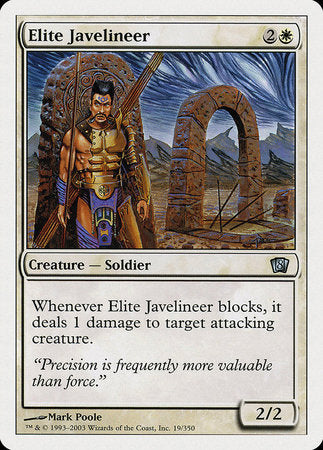 Elite Javelineer [Eighth Edition] | Jomio and Rueliete's Cards and Comics