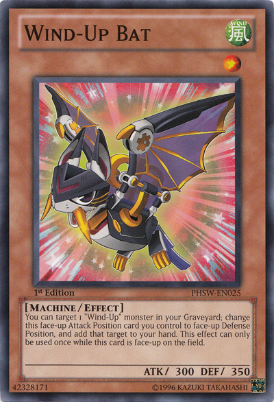 Wind-Up Bat [PHSW-EN025] Common | Jomio and Rueliete's Cards and Comics