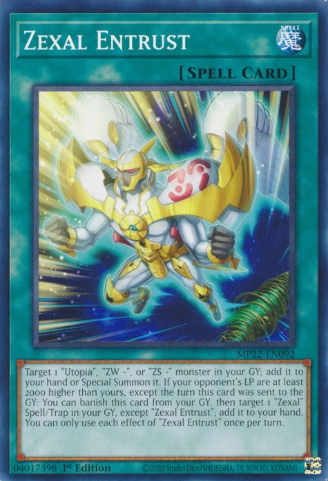 Zexal Entrust [MP22-EN092] Common | Jomio and Rueliete's Cards and Comics