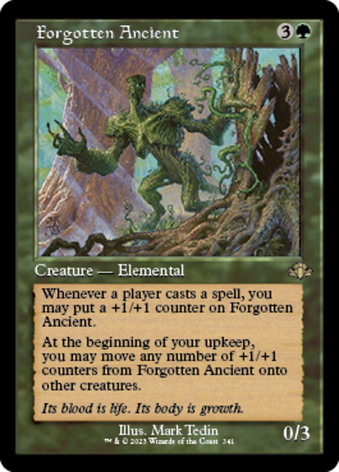 Forgotten Ancient (Retro) [Dominaria Remastered] | Jomio and Rueliete's Cards and Comics