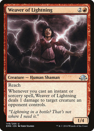 Weaver of Lightning [Eldritch Moon] | Jomio and Rueliete's Cards and Comics