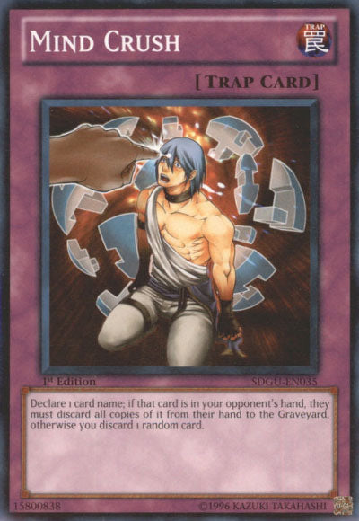 Mind Crush [SDGU-EN035] Common | Jomio and Rueliete's Cards and Comics