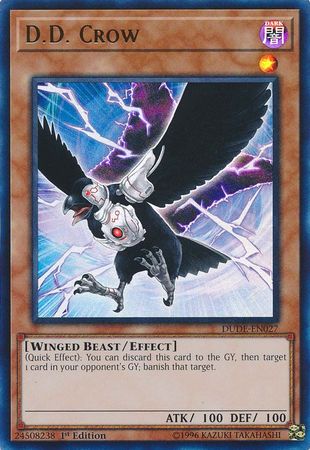 D.D. Crow [DUDE-EN027] Ultra Rare | Jomio and Rueliete's Cards and Comics