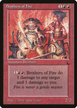 Brothers of Fire [The Dark] | Jomio and Rueliete's Cards and Comics