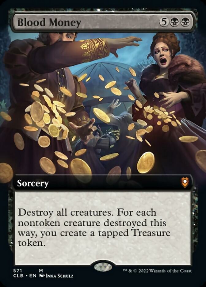 Blood Money (Extended Art) [Commander Legends: Battle for Baldur's Gate] | Jomio and Rueliete's Cards and Comics