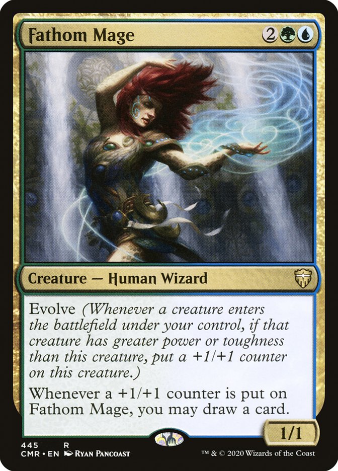 Fathom Mage [Commander Legends] | Jomio and Rueliete's Cards and Comics