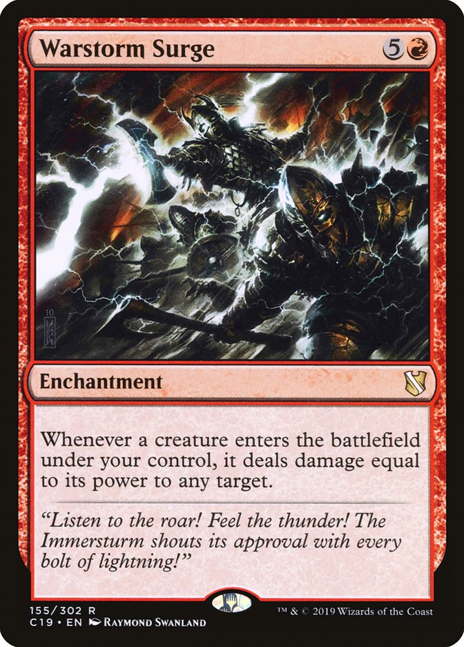 Warstorm Surge [Commander 2019] | Jomio and Rueliete's Cards and Comics