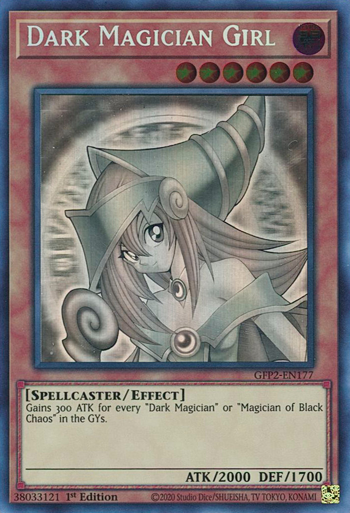 Dark Magician Girl [GFP2-EN177] Ghost Rare | Jomio and Rueliete's Cards and Comics