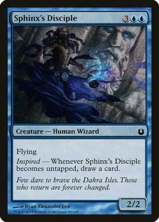 Sphinx's Disciple [Born of the Gods] | Jomio and Rueliete's Cards and Comics
