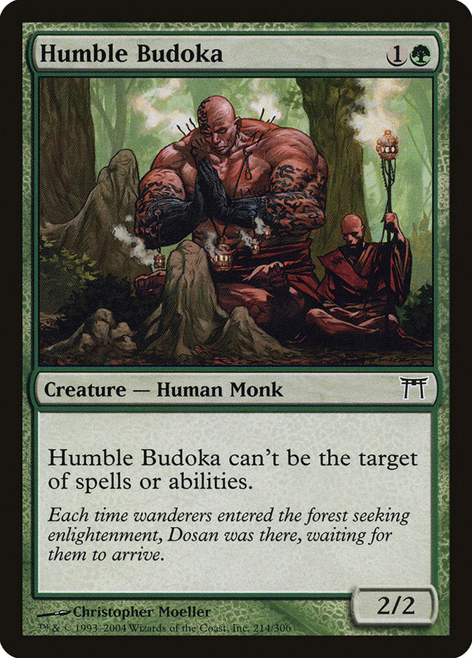 Humble Budoka [Champions of Kamigawa] | Jomio and Rueliete's Cards and Comics