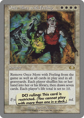 Once More with Feeling [Unglued] | Jomio and Rueliete's Cards and Comics