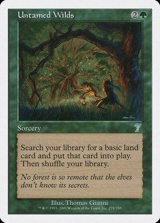 Untamed Wilds [Seventh Edition] | Jomio and Rueliete's Cards and Comics