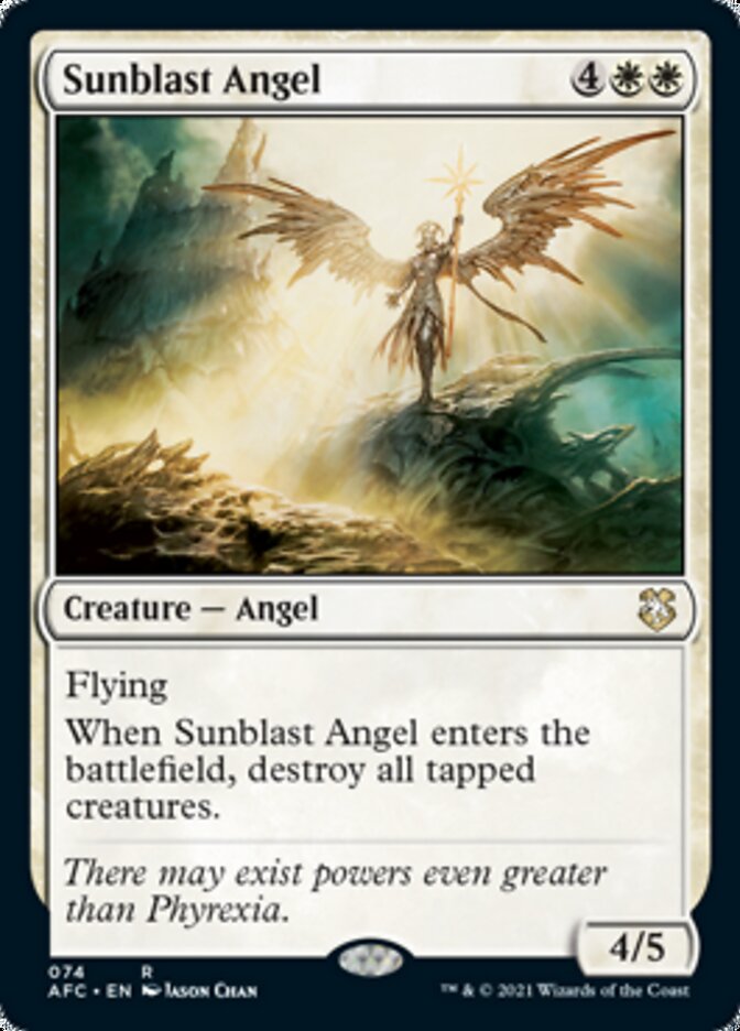 Sunblast Angel [Dungeons & Dragons: Adventures in the Forgotten Realms Commander] | Jomio and Rueliete's Cards and Comics