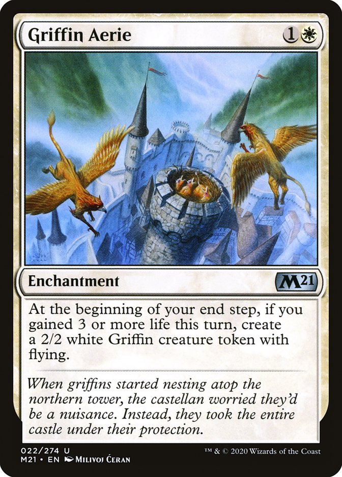 Griffin Aerie [Core Set 2021] | Jomio and Rueliete's Cards and Comics