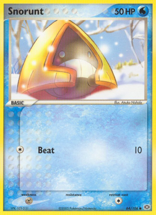 Snorunt (64/106) [EX: Emerald] | Jomio and Rueliete's Cards and Comics