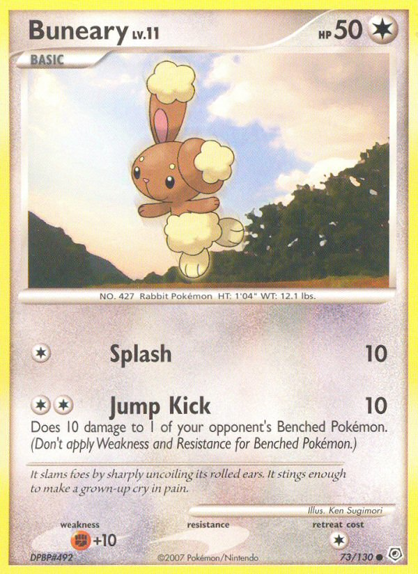 Buneary (73/130) [Diamond & Pearl: Base Set] | Jomio and Rueliete's Cards and Comics