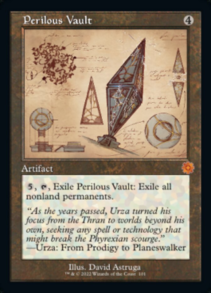 Perilous Vault (Retro Schematic) [The Brothers' War Retro Artifacts] | Jomio and Rueliete's Cards and Comics