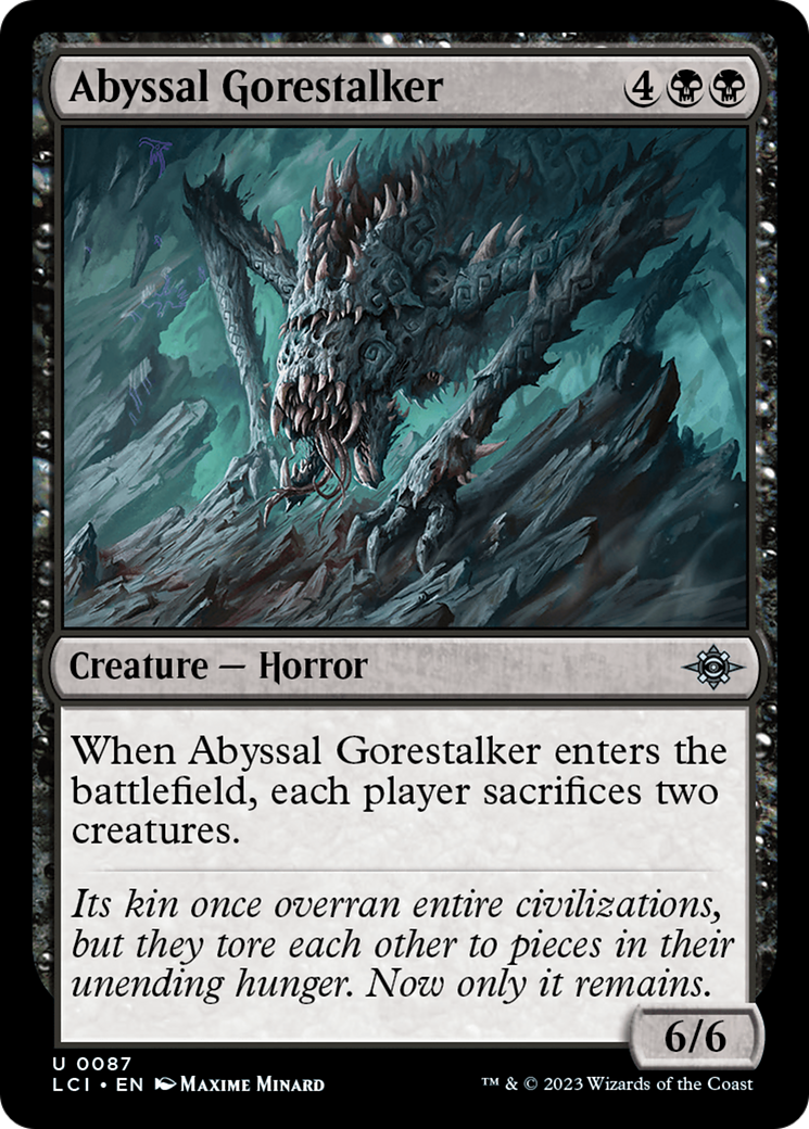 Abyssal Gorestalker [The Lost Caverns of Ixalan] | Jomio and Rueliete's Cards and Comics