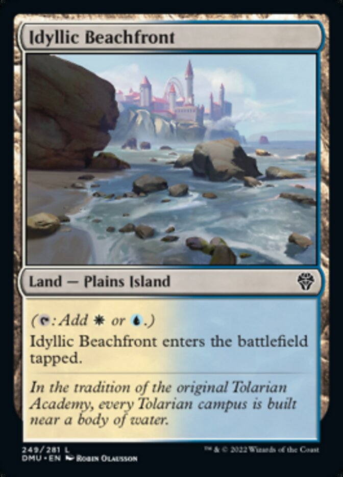 Idyllic Beachfront [Dominaria United] | Jomio and Rueliete's Cards and Comics