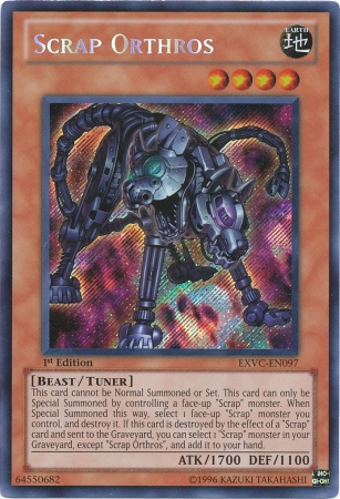 Scrap Orthros [EXVC-EN097] Secret Rare | Jomio and Rueliete's Cards and Comics