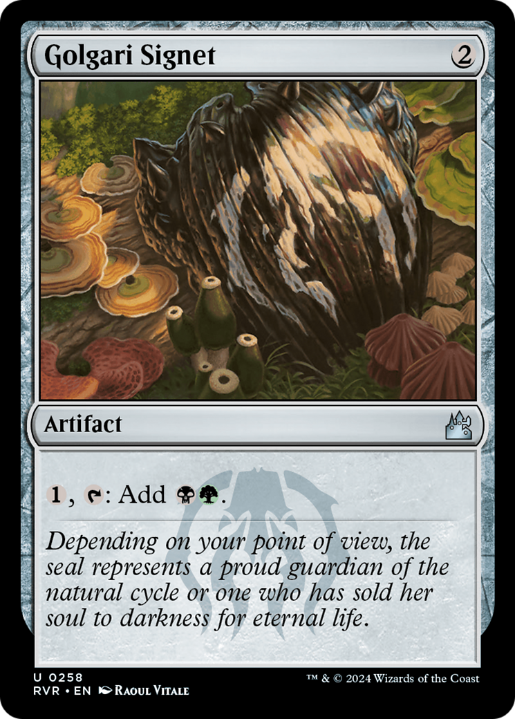 Golgari Signet [Ravnica Remastered] | Jomio and Rueliete's Cards and Comics