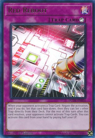 Red Reboot [DUDE-EN056] Ultra Rare | Jomio and Rueliete's Cards and Comics