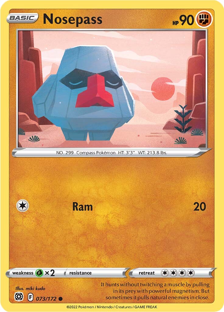 Nosepass (073/172) [Sword & Shield: Brilliant Stars] | Jomio and Rueliete's Cards and Comics