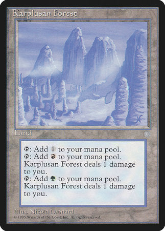 Karplusan Forest [Ice Age] | Jomio and Rueliete's Cards and Comics