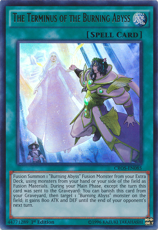 The Terminus of the Burning Abyss [CROS-EN085] Ultra Rare | Jomio and Rueliete's Cards and Comics