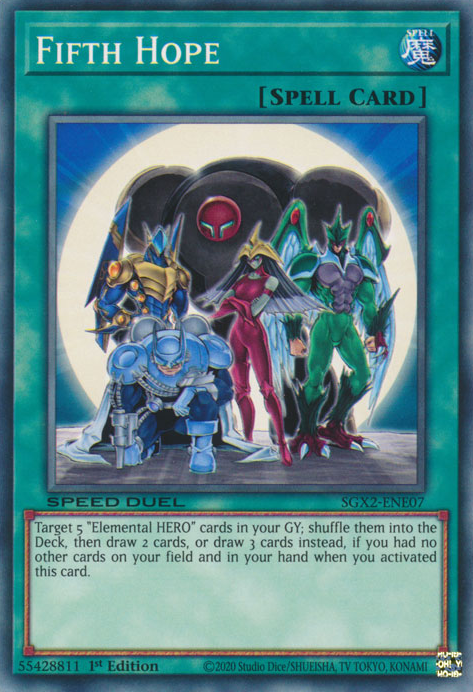 Fifth Hope [SGX2-ENE07] Common | Jomio and Rueliete's Cards and Comics