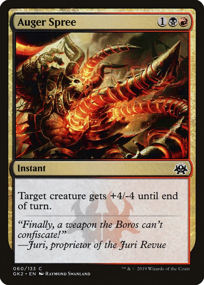 Auger Spree [Ravnica Allegiance Guild Kit] | Jomio and Rueliete's Cards and Comics