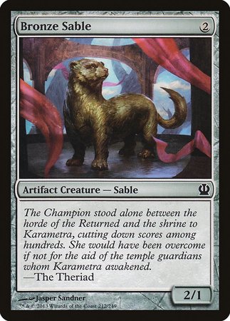 Bronze Sable [Theros] | Jomio and Rueliete's Cards and Comics